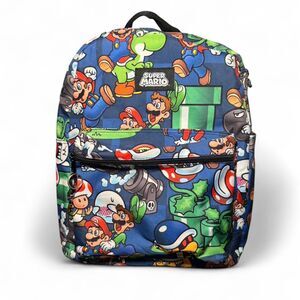 Super Mario Nintendo Backpack 2019 All Over Print Kids School Bag Mario Luigi